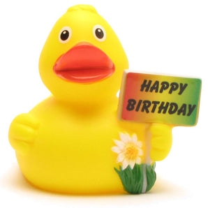 Badeente "Happy Birthday"