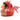 Drache rot Badeente