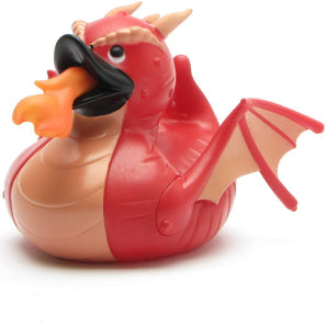 Drache rot Badeente