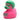 Berliner Quietscheente im Afrolook - Pink