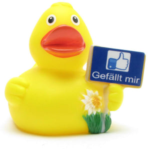 Badeente "Gefällt mir"