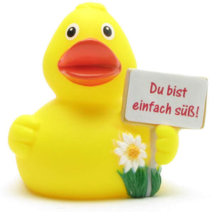 Badeente "Du bist einfach süss"