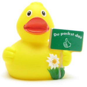 Badeente "Du packst das"
