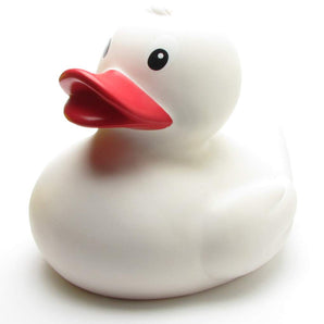 Badeente XXL Charlotte - weiss