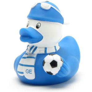 Quietscheente Fußball-Fan Gelsenkirchen blau-weiss
