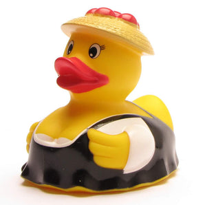 Schwarzwald Quietscheente Frau