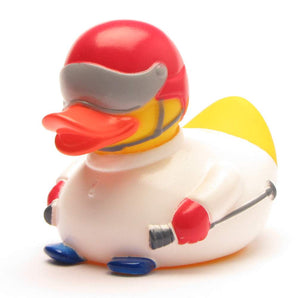 Skifahrer Badeente
