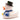 Badeente Schneemann