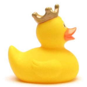 Badeente König gelb