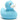 Quietscheentchen Heike Hellblau - 8 cm