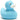 Quietscheentchen Heike Hellblau - 8 cm