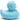 Quietscheentchen Heike Hellblau - 8 cm