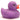 Farbwechsel Badeente lila