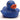 Quietscheentchen Belinda blau - 5 cm