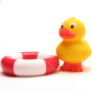 Stehente - neutral - im Schwimmring