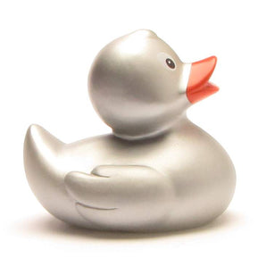 Badeente Silvana Silber