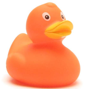 Quietscheentchen Olga Orange - 8 cm