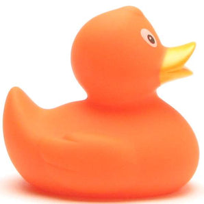 Quietscheentchen Olga Orange - 8 cm