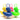 Entenangeln 15 cm farbig 4er Set
