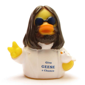 Give Geese a chance Badeente