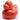 Glitzer Quietscheentchen - rot - L