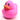 Quietscheentchen Debbie - pink - L: 13 cm