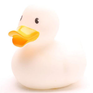 Badeente Mats - weiss