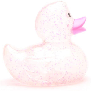 Quietscheente Glitzer pink