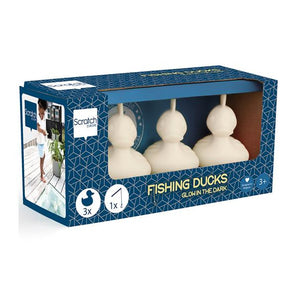 Entenangeln 11 cm - Glow in the Dark - 3er Set - inkl. 1 Entenangeln