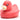 Badeente rot