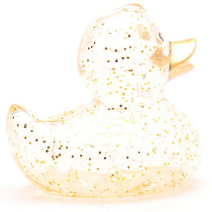 Quietscheente Glitzer gold