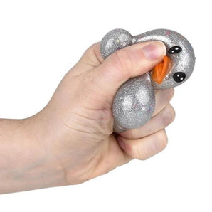Glitzer Quetschenten - 4er Set