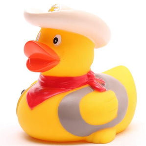 Quietscheentchen Cowboy