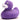 Quietscheentchen Nikita - violett - 8 cm