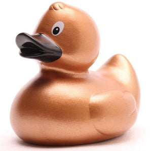 Quietscheentchen Olivia - Kupfer - 8 cm