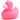Quietscheentchen Raja - pink - 6,5 cm