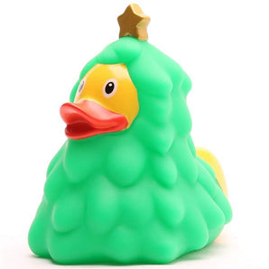 Badeente Weihnachtsbaum - grün