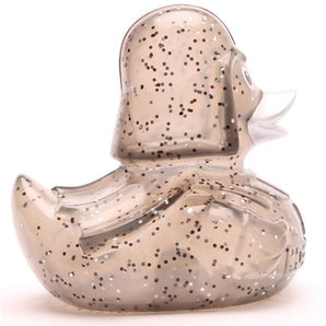 Glitzer Black Star Badeente
