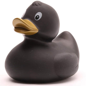Quietscheentchen Wanda - schwarz - 8 cm