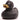 Quietscheentchen Wanda - schwarz - 8 cm