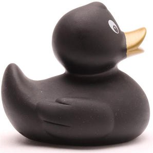 Quietscheentchen Wanda - schwarz - 8 cm