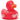 Quietscheente rot mit Herzchen