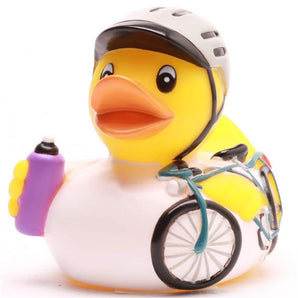 Quietscheentchen Radrennfahrer