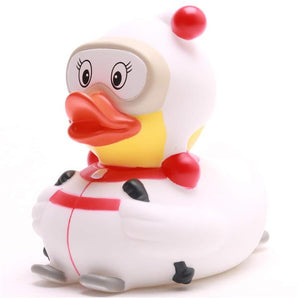 Skihaserl Badeente weiss