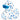 Quietscheente Glitzer blau