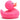 Quietscheentchen Lucy - pink - L: 7 cm
