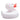 Quietscheentchen Lilly - weiss - L: 7 cm