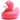 Quietscheentchen  rot 6 cm
