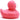 Quietscheentchen  rot 6 cm