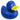 XXL-Badeente Phoebe - blau 31cm